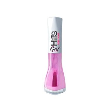 Imagem de Esmalte Tratamento Top Coat Efeito Gel Hits 8ml