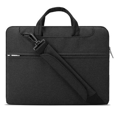 Imagem de Lacdo 15 polegada Capa para 16 polegadas Novo MacBook Pro A2485 A2141 2021-2019 | 15" Older MacBook Pro 2012-2018 | 15 polegadas Microsoft Surface Book 3/2 | 15" Dell XPS | Bolsa para notebook, Preto