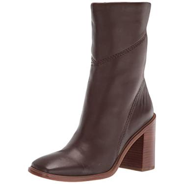 Imagem de Franco Sarto Bota feminina Stevie Mid Calf, Marrom escuro, 9.5