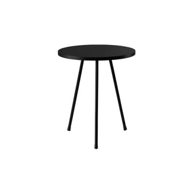 Imagem de Mesa Lateral redonda para sala escritorio quarto recepção em aço estilo industrial (1, 40 cm Altura)