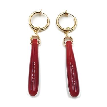 Imagem de Brincos Frieren Anime Frieren Cosplay Ear Clip Jewelry Prop Acessórios, Metal, Ágata