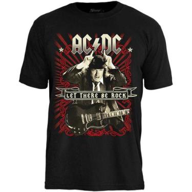Imagem de Camiseta Ac/Dc Let There Be Rock - Stamp