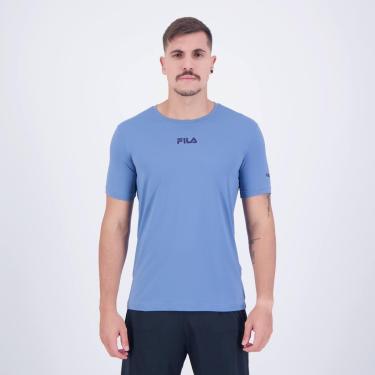 Imagem de Camiseta Fila sun Protect Breezy Azul-Masculino