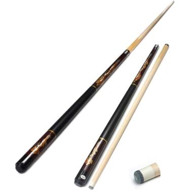 Imagem de Bastão de sinuca, 1/2 taco de bilhar articulado, conjunto de tacos de bilhar de bolas de bilhar, aperto de mão antiderrapante, bastões de tacos para jogadores profissionais de bilhar (taco de sinuca,