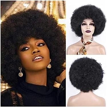 Imagem de Perucas de peruca velha senhora perucas, curto cinza encaracolado cabelo humano misturado perucas para mulheres idosas perucas de cabelo humano, schwarz, a