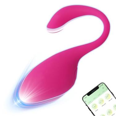 Imagem de App Controle remoto Vibrador vestível Vibrador de longa distância com 10 ovos vibratórios mini clitóris G brinquedo anal para casais brinquedos sexuais adultos femininos brinquedos femininos