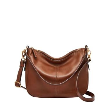 Imagem de Fossil Bolsa feminina Jolie de couro transversal, Marrom, One Size