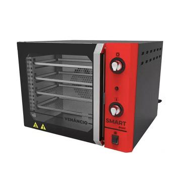 Imagem de Forno Convector Smart Elétrico 4 Esteiras Vermelho FCSB4E Venâncio