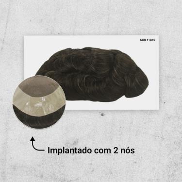 Imagem de Protese Capilar Hibrida Dm - Micropele + Tela Lace (15X20)