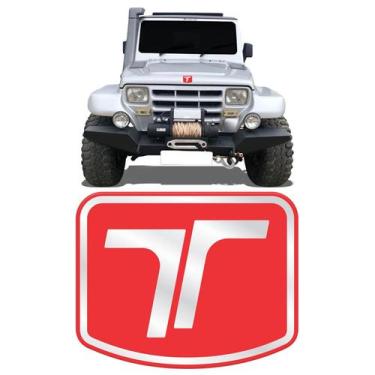 Imagem de Adesivo Logo Troller 2001/2008 Adesivo Dianteiro Vermelho - SPORTINOX