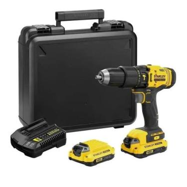 Imagem de Parafusadeira Furadeira Stanley Impacto 20V Scd711C2K Bivolt