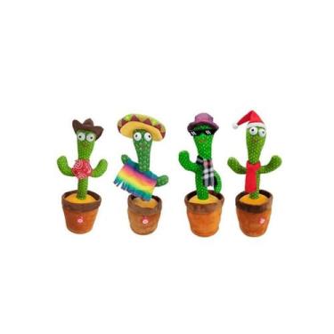 Imagem de Cactos Dançante E Falante Toca Música Recarregável Pelúcia - CHN Gener
