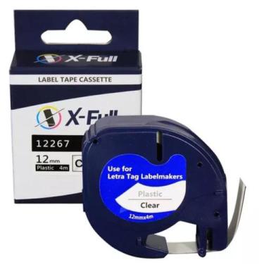 Imagem de Fita Transparente Rotulador Dymo 12267 Fundo Transp Letra PT - Masterp