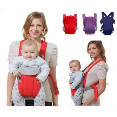 Imagem de Canguru Carregador para bebê Recém Nascido VERMELHO - CANGURUBEBE