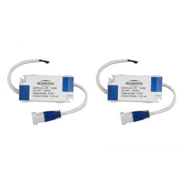 Imagem de Kit C/2 - Driver Reator Fonte P/Painel Led Blumenau 3,5W, Bivolt