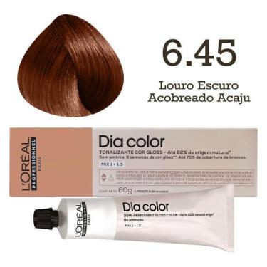 Imagem de Tonalizante Dia Color 6.45 Louro Escuro Acobreado Acaju - L'oreal Prof