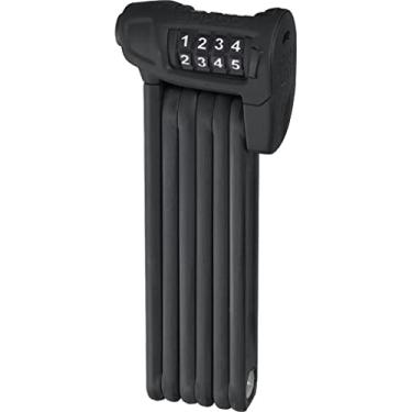 Imagem de ABUS Cadeado dobrável Bordo Combo Lite 6150/85 com bolsa - Trava de combinação ultraleve em aço especial - Nível de segurança ABUS 6-85 cm - Preto