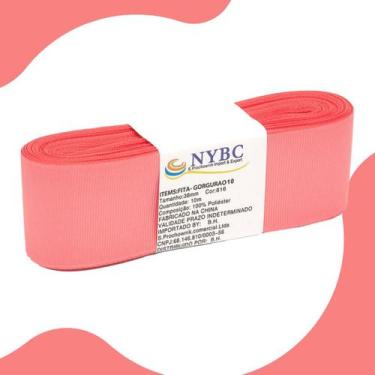 Imagem de Fita Para Laço De Gorgurão Coral - 22mm C/10 Metros - Nybc