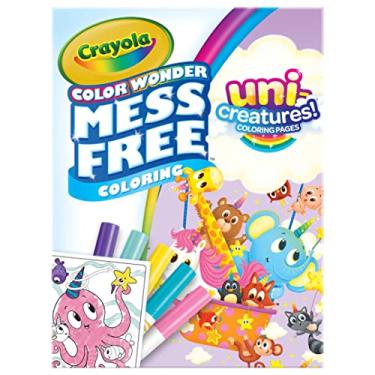 Imagem de Crayola Color Wonder Unicreatures, Mess Free Coloring Pages & Markers, Gift for Kids, Age 3, 4, 5, 6