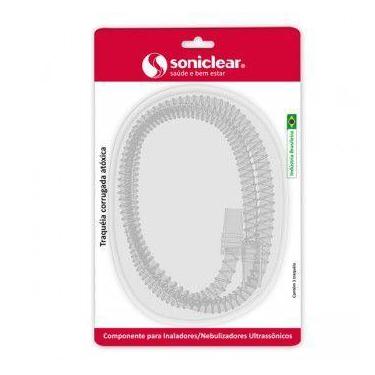 Imagem de Traqueia flexivel pulmosonic para inalador - Soniclear, Único, Off-whi