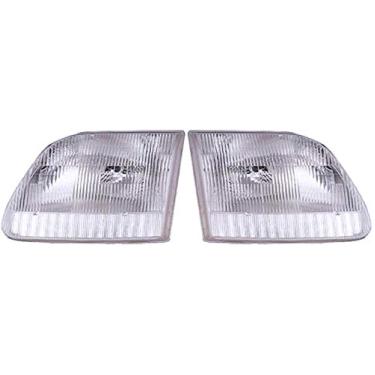 Imagem de Dorman Conjunto de farol 1590140 para modelos selecionados Ford, pacote com 2