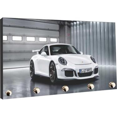 Imagem de Porta Chaves Carros Porsche Organizador Chaveiro - Vital Quadros