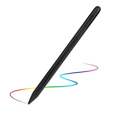 Imagem de Caneta Stylus para iPhone 13/14/15 Pro Max, ponta fina de 1,5 mm, compatível com iPhone/iPad Pro/Android/Samsung/Surface e mais telas sensíveis ao toque, preta