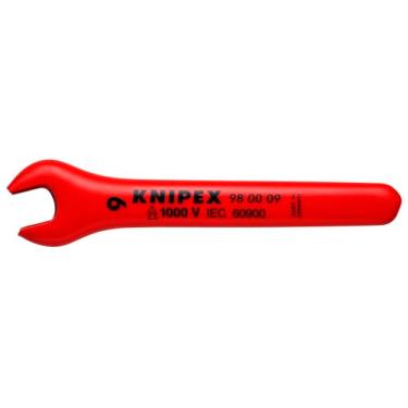 Imagem de KNIPEX Ferramentas – Chave de extremidade aberta, 9 mm, 1000 V isolada (980009)