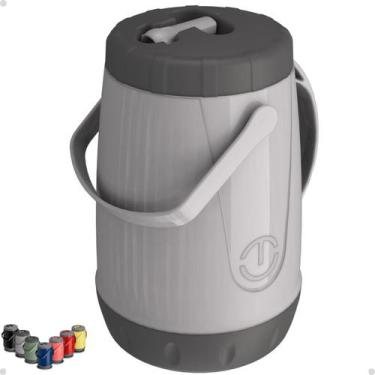 Imagem de Garrafa Térmica Jarra Pavia 2,5l Unitermi com Alça Dupla e Bico Dosado