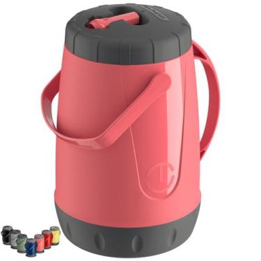 Imagem de Garrafa Térmica Jarra Pavia 2,5l Unitermi com Alça Dupla e Bico Dosado