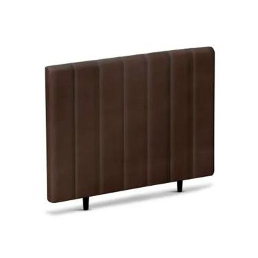 Imagem de Cabeceira Castor Queen Revollution Marrom 158cm