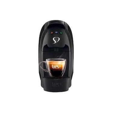 Imagem de Cafeteira Espresso TRES 3 Corações Luna Automática Preta - 600ml