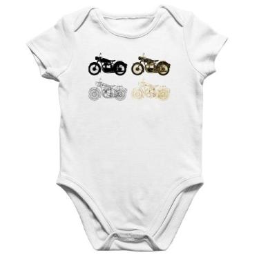 Imagem de Body Bebê Algodão Motorcycle Vector - Foca na Moda, Branco, GG
