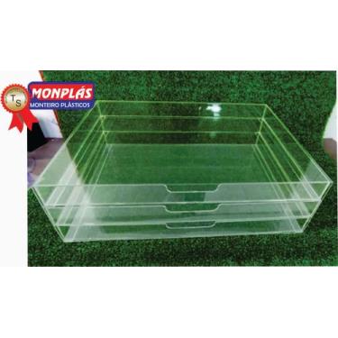 Imagem de Gaveteiro/jogo americano em acrílico cristal - MONPLAS