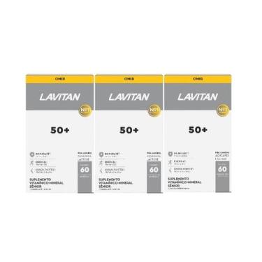 Imagem de Kit 3x Suplemento Lavitan 50+ Com 60 Comprimidos - Cimed