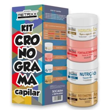 Imagem de  Cronograma Capilar Nutri Hidrata Fortalece e Reconstroi Metrixx 300g 