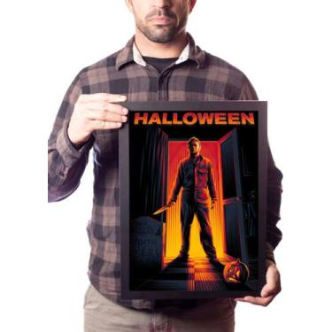 Imagem de Poster Com Moldura A3 Filme Halloween - Fanarte