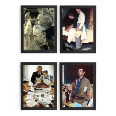 Imagem de Conjunto De Artes Four Freedoms De Norman Rockwell - Fanarte