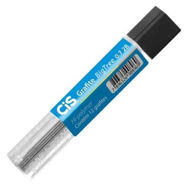 Imagem de Grafite 0.7mm HB/2B/B CiS Big TreeTubo c/12 Minas, 0.7mm 2B