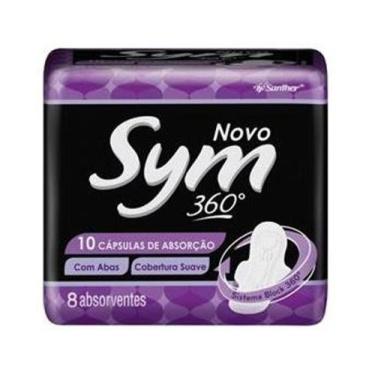Imagem de Absorvente Sym Com Abas Suave 8 Unidades - Sym girl