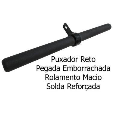 Imagem de Puxador Reto Com Rolamento 50Cm + Puxador Triângulo Maciço