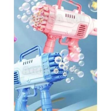 Imagem de Bazuca Lança Bolhas de Sabão Máquina de Fazer Bolhas Brinquedo - Agora