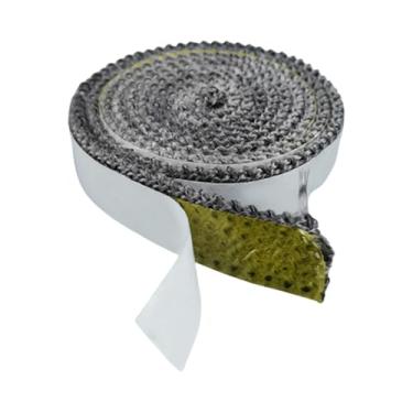 Imagem de Ｂｅｓｇａ Substituição de corda de vedação de lareira pegajosa Acessórios práticos Fogões planos Corda Fogões a lenha Junta de porta para lareira Vidro, Style C