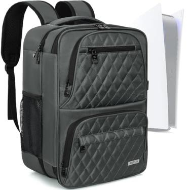 Imagem de AKOZLIN Travel Gaming Console Backpack Compatible with Play Stantion 5 4 PS5 Pro/PS4/PS4 Pro/PS4 Slim/Xbox One X S With Pockets for Accessories [Video Game]