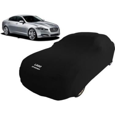Imagem de Capa Automotiva Para Jaguar Xf Tecido Helanca Lycra - Mz, Preta