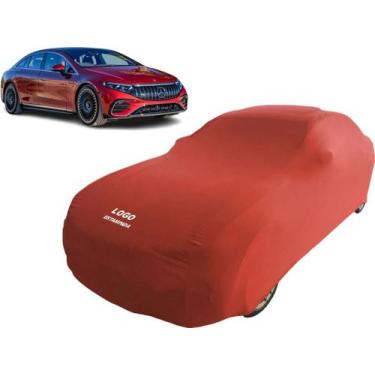 Imagem de Capa Carro Sedan Mercedes Eqs 53 Veste Fácil Com Elástico - Mz, Vermel
