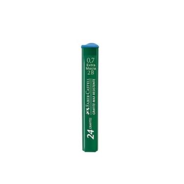Imagem de Grafite Técnico FABER-CASTELL 0.7mm HB 2B B Tubo c/ 24 Minas