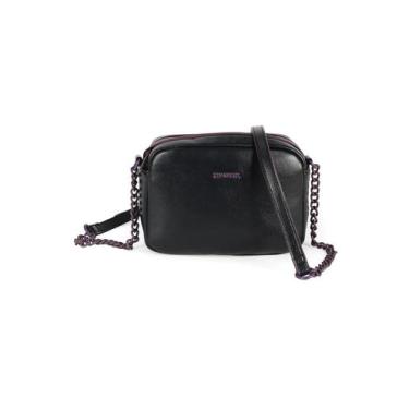 Imagem de Bolsa Transversal Feminina Up4You Luxcel BU78750 Corrente, Preto