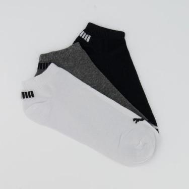 Imagem de Kit Meia Puma Sapatilha 15 Pares Cano Curto, 39-43