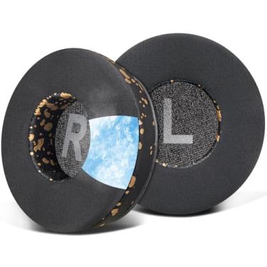 Imagem de SOULWIT Almofadas de substituição para Logitech H390 H600 H609 H760 Fones de ouvido sem fio, Almofadas de ouvido com espuma de isolamento de ruído, Espessura adicionada - GR Manchas Douradas